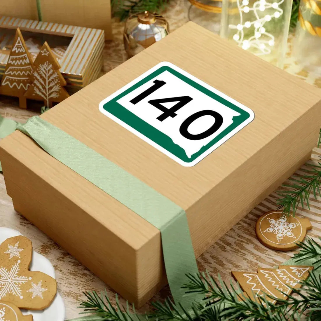 SD 140 (South Dakota) (Road Sign) STICKER Vinyl Kiss-Cut Decal - The Sticker Space