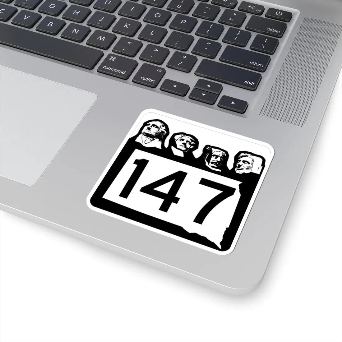 SD 147 1960 (South Dakota) (Road Sign) STICKER Vinyl Kiss-Cut Decal - The Sticker Space