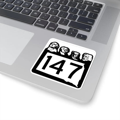 SD 147 1960 (South Dakota) (Road Sign) STICKER Vinyl Kiss-Cut Decal - The Sticker Space