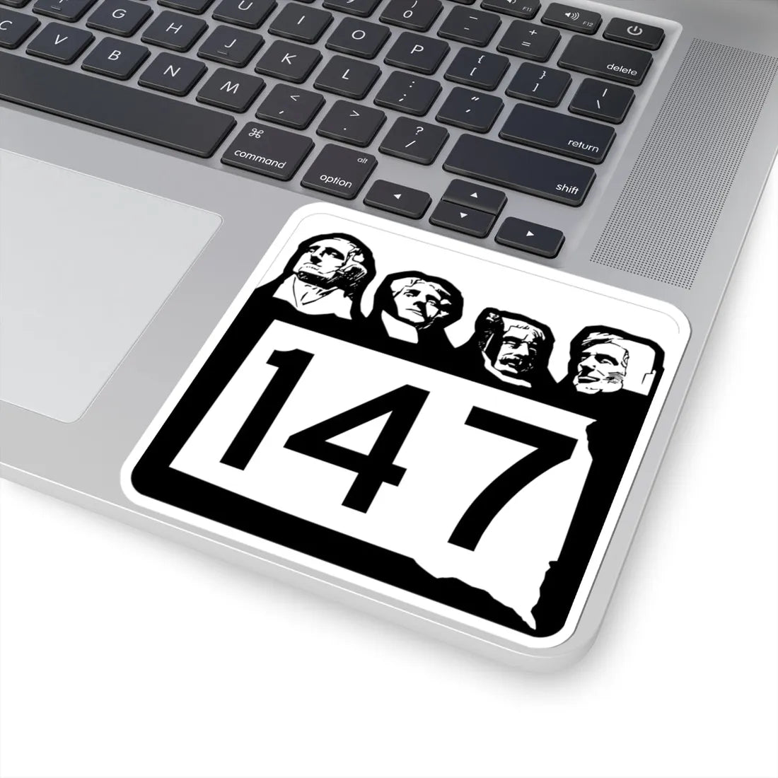 SD 147 1960 (South Dakota) (Road Sign) STICKER Vinyl Kiss-Cut Decal - The Sticker Space