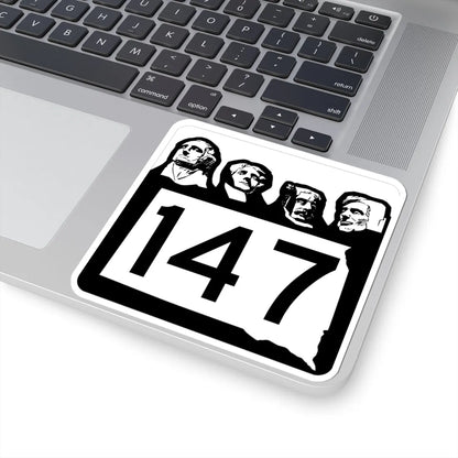 SD 147 1960 (South Dakota) (Road Sign) STICKER Vinyl Kiss-Cut Decal - The Sticker Space