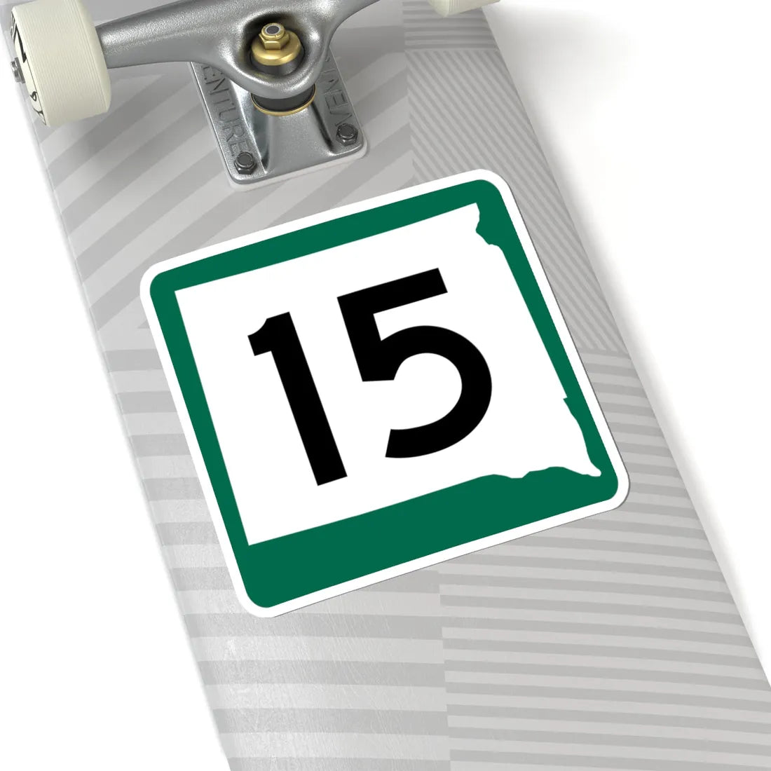 SD 15 (South Dakota) (Road Sign) STICKER Vinyl Kiss-Cut Decal - The Sticker Space