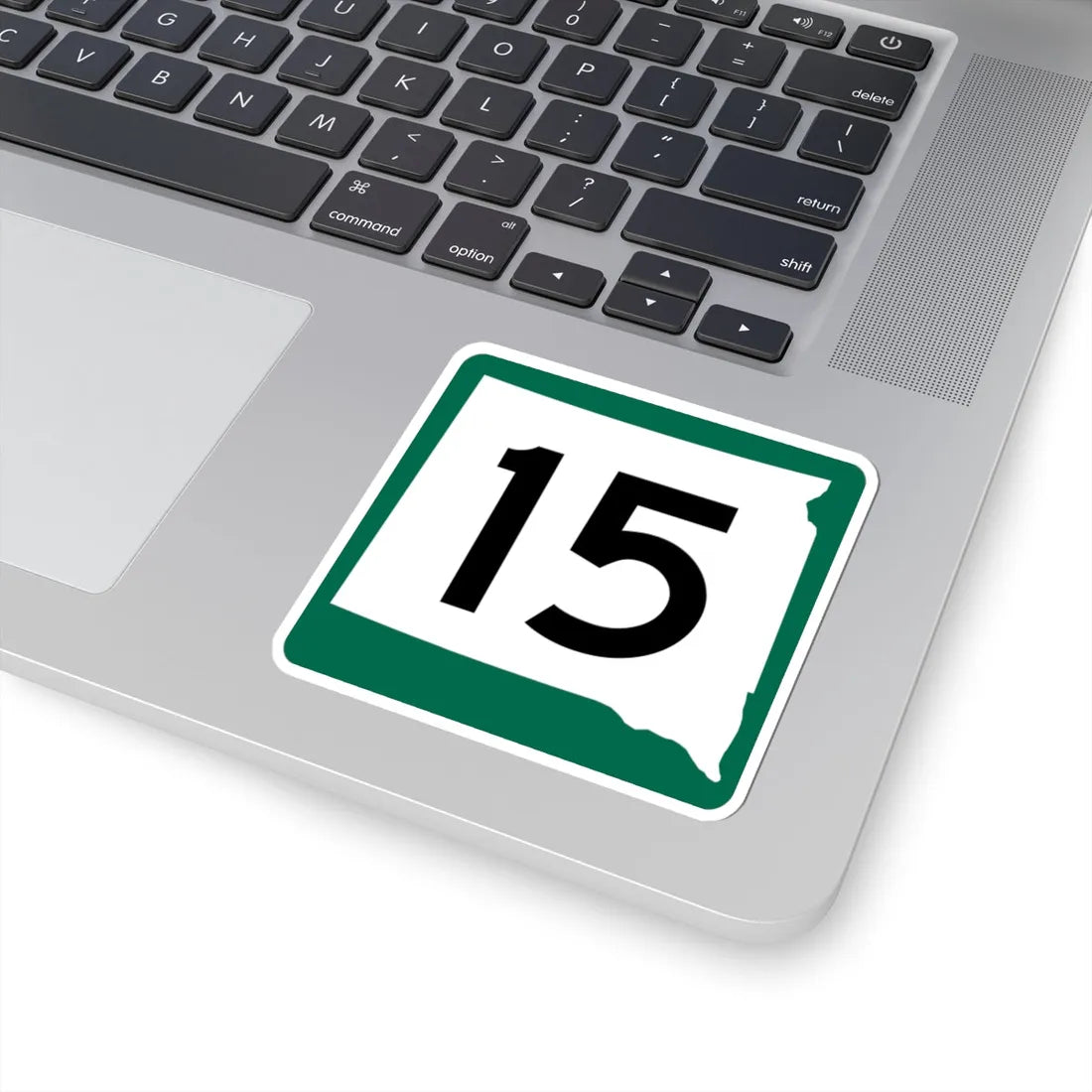 SD 15 (South Dakota) (Road Sign) STICKER Vinyl Kiss-Cut Decal - The Sticker Space