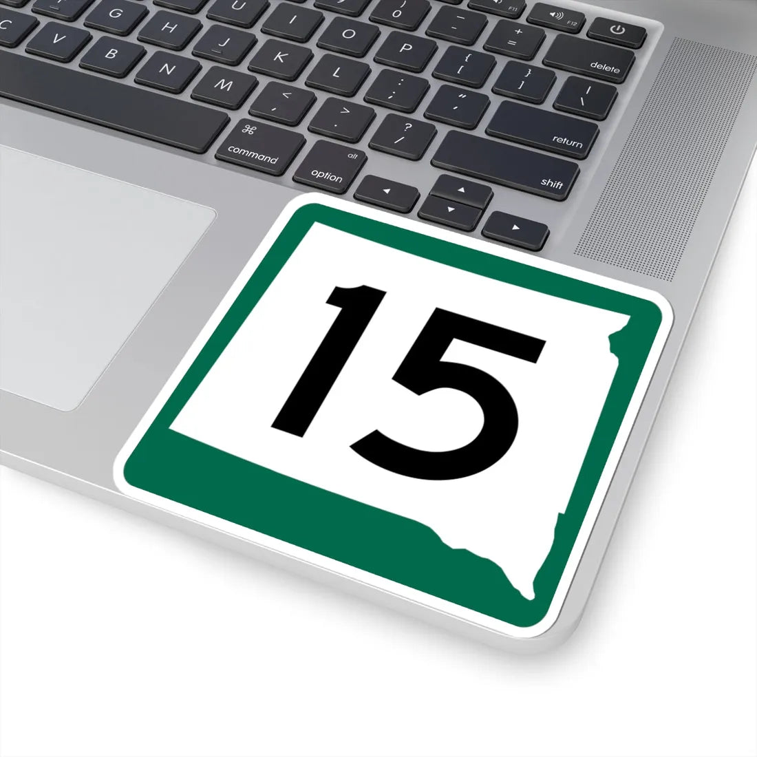 SD 15 (South Dakota) (Road Sign) STICKER Vinyl Kiss-Cut Decal - The Sticker Space