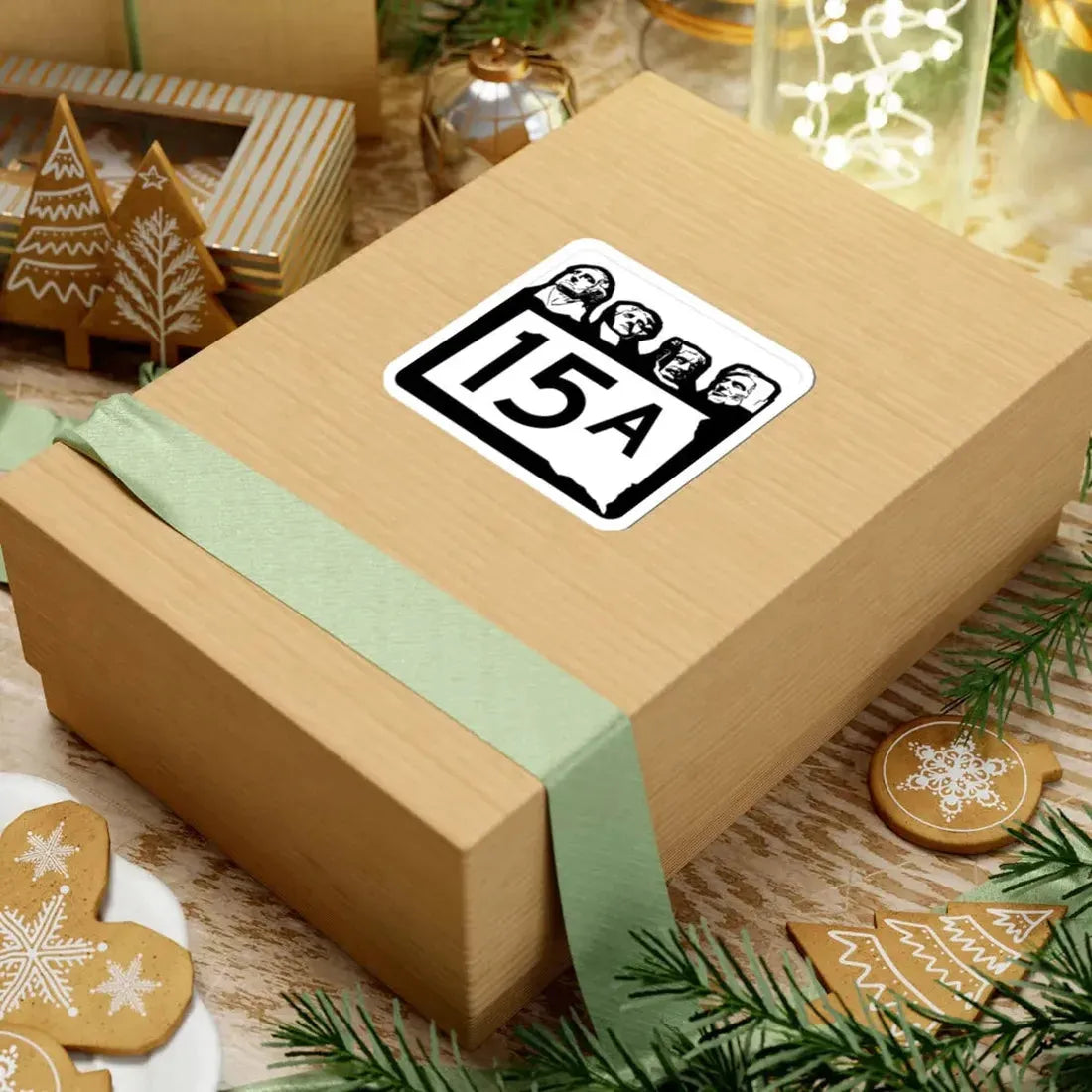 SD 15A 1960 (South Dakota) (Road Sign) STICKER Vinyl Kiss-Cut Decal - The Sticker Space