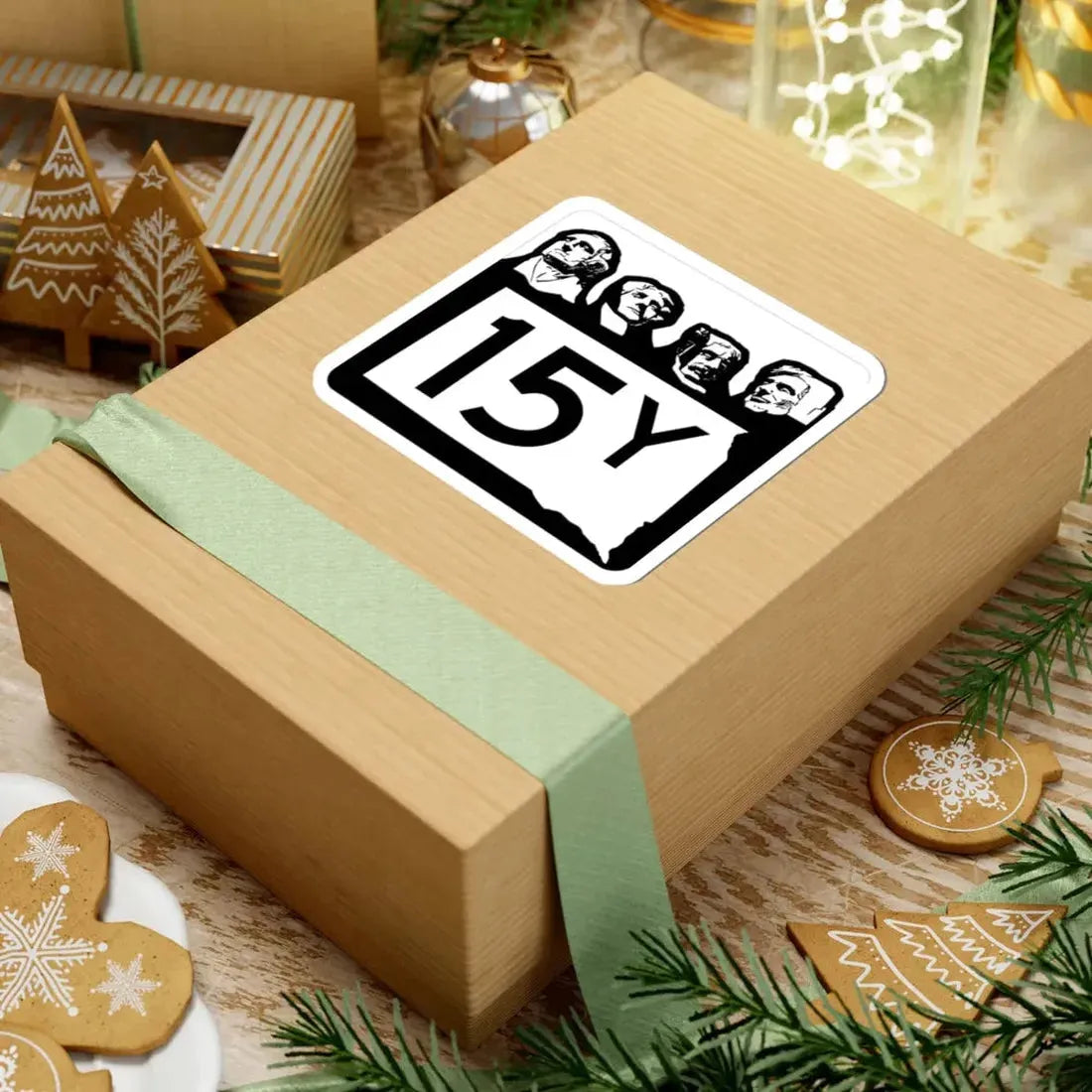 SD 15Y 1960 (South Dakota) (Road Sign) STICKER Vinyl Kiss-Cut Decal - The Sticker Space