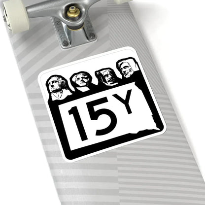 SD 15Y 1960 (South Dakota) (Road Sign) STICKER Vinyl Kiss-Cut Decal - The Sticker Space