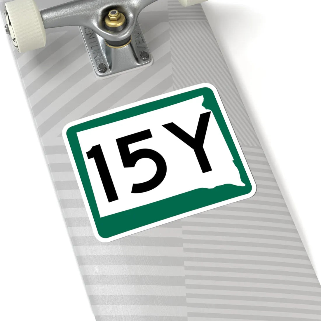 SD 15Y (South Dakota) (Road Sign) STICKER Vinyl Kiss-Cut Decal - The Sticker Space