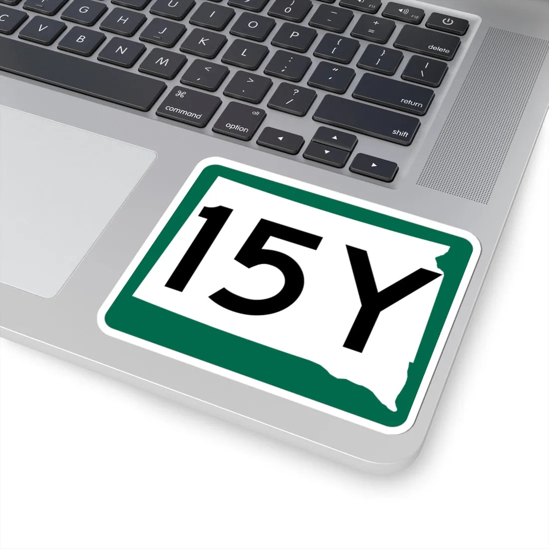 SD 15Y (South Dakota) (Road Sign) STICKER Vinyl Kiss-Cut Decal - The Sticker Space