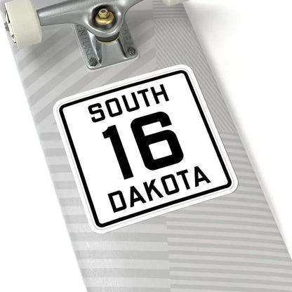 SD 16 1926 (South Dakota) (Road Sign) STICKER Vinyl Kiss-Cut Decal - The Sticker Space