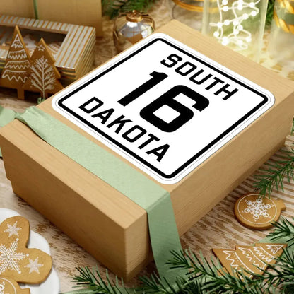 SD 16 1926 (South Dakota) (Road Sign) STICKER Vinyl Kiss-Cut Decal - The Sticker Space