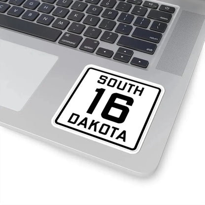 SD 16 1926 (South Dakota) (Road Sign) STICKER Vinyl Kiss-Cut Decal - The Sticker Space
