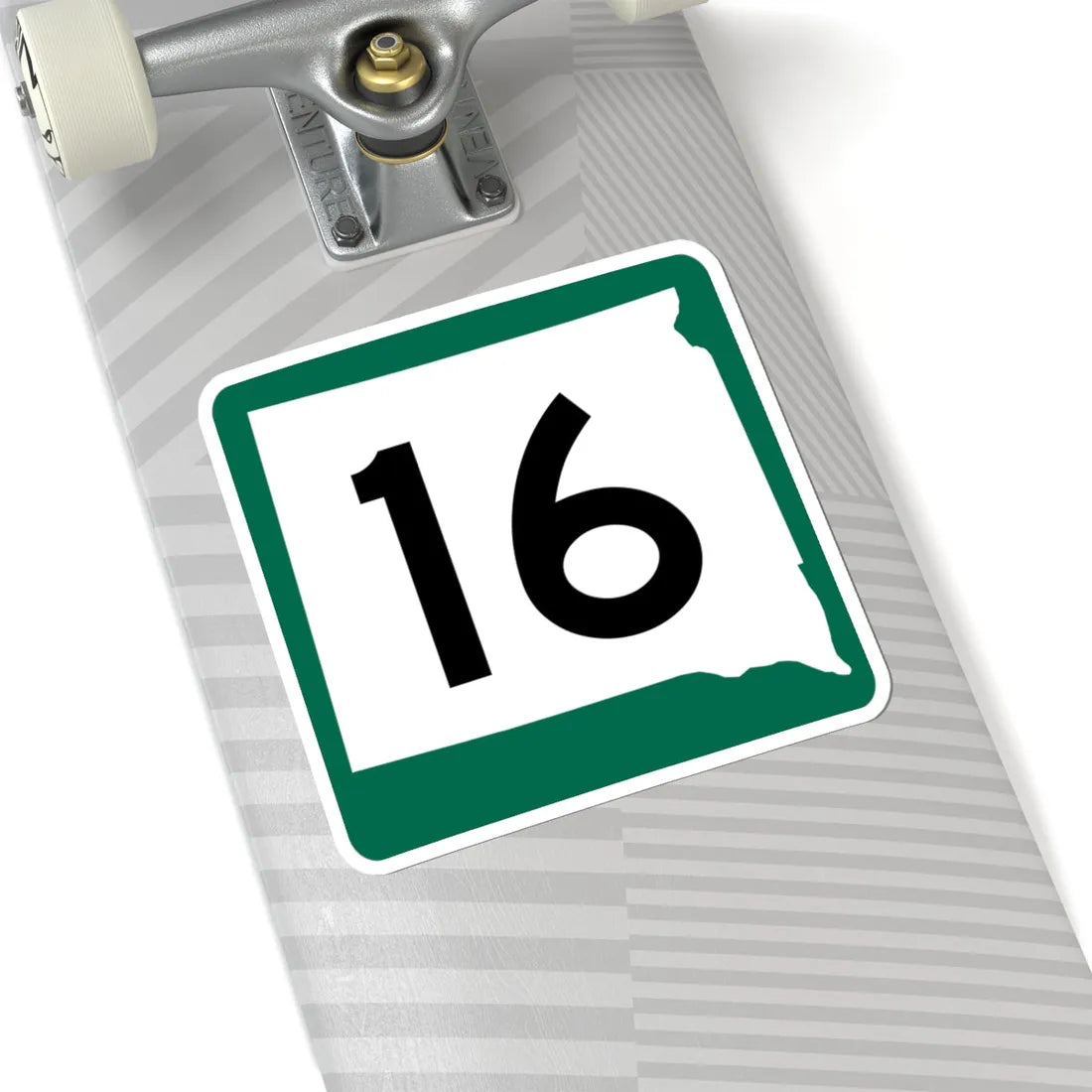 SD 16 (South Dakota) (Road Sign) STICKER Vinyl Kiss-Cut Decal - The Sticker Space