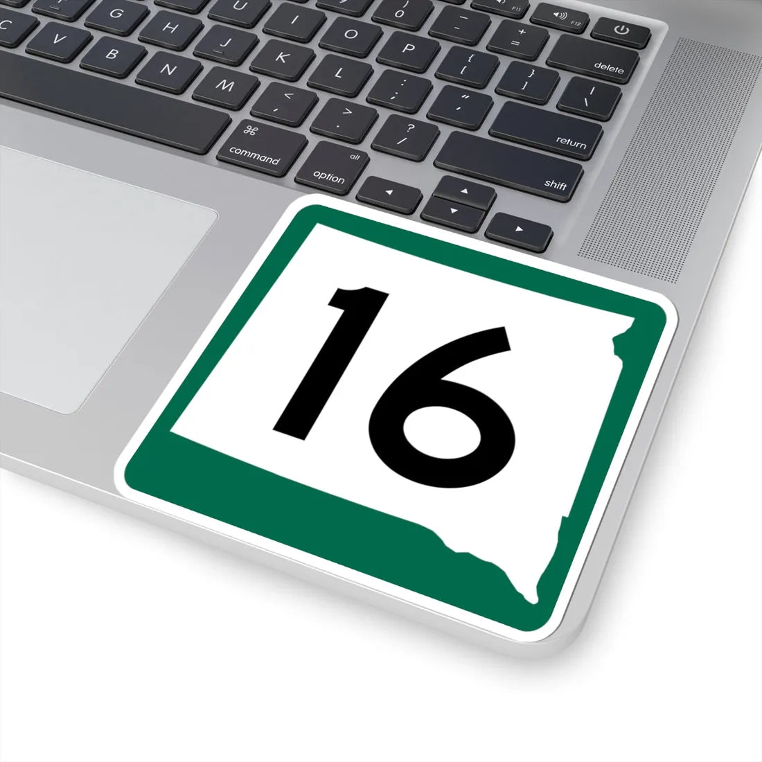 SD 16 (South Dakota) (Road Sign) STICKER Vinyl Kiss-Cut Decal - The Sticker Space