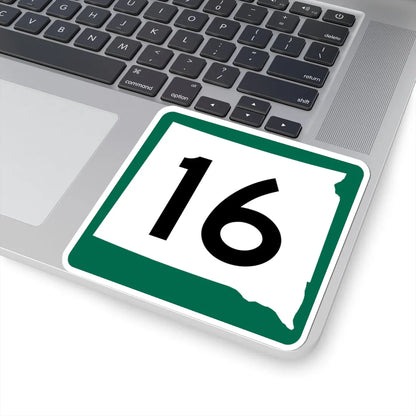 SD 16 (South Dakota) (Road Sign) STICKER Vinyl Kiss-Cut Decal - The Sticker Space