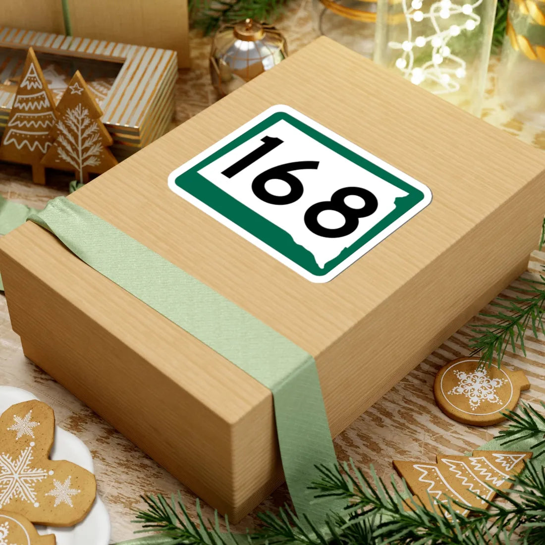 SD 168 (South Dakota) (Road Sign) STICKER Vinyl Kiss-Cut Decal - The Sticker Space