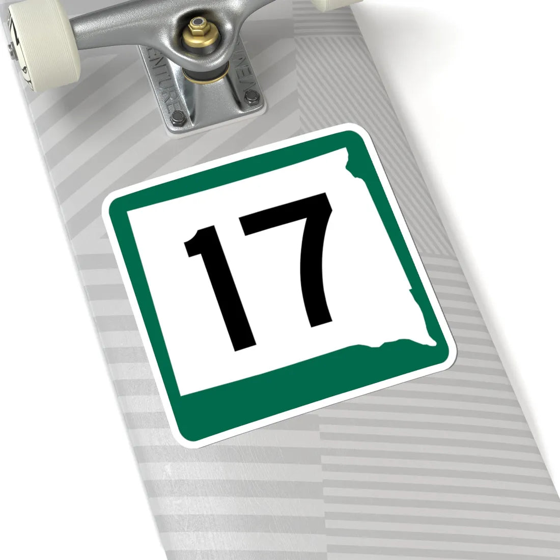 SD 17 (South Dakota) (Road Sign) STICKER Vinyl Kiss-Cut Decal - The Sticker Space