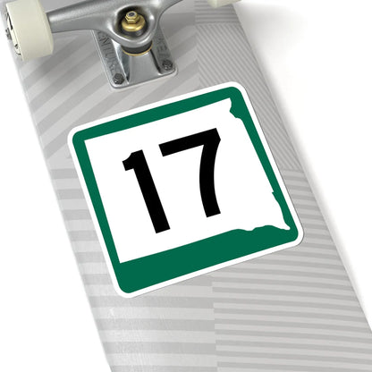 SD 17 (South Dakota) (Road Sign) STICKER Vinyl Kiss-Cut Decal - The Sticker Space