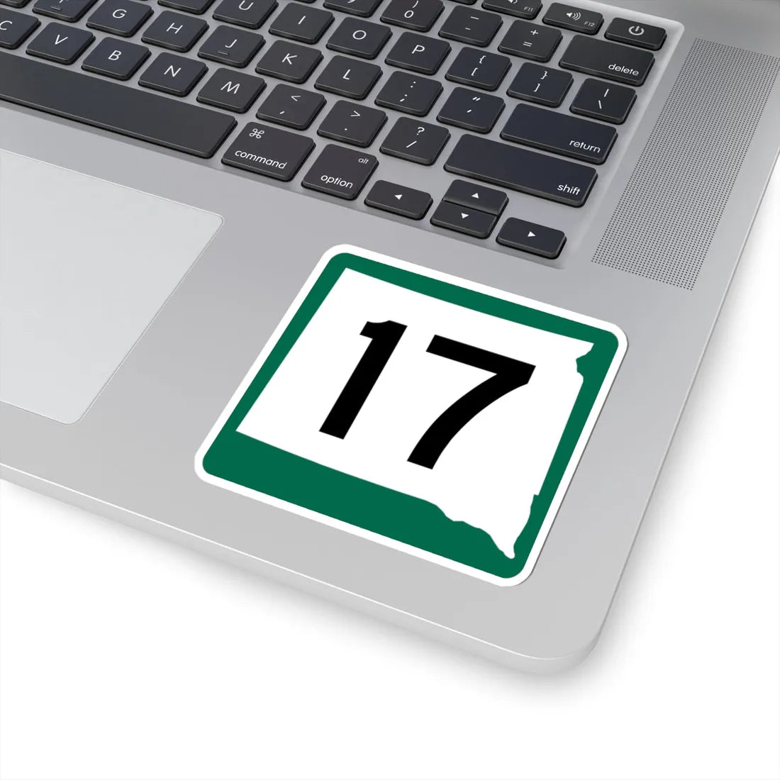 SD 17 (South Dakota) (Road Sign) STICKER Vinyl Kiss-Cut Decal - The Sticker Space