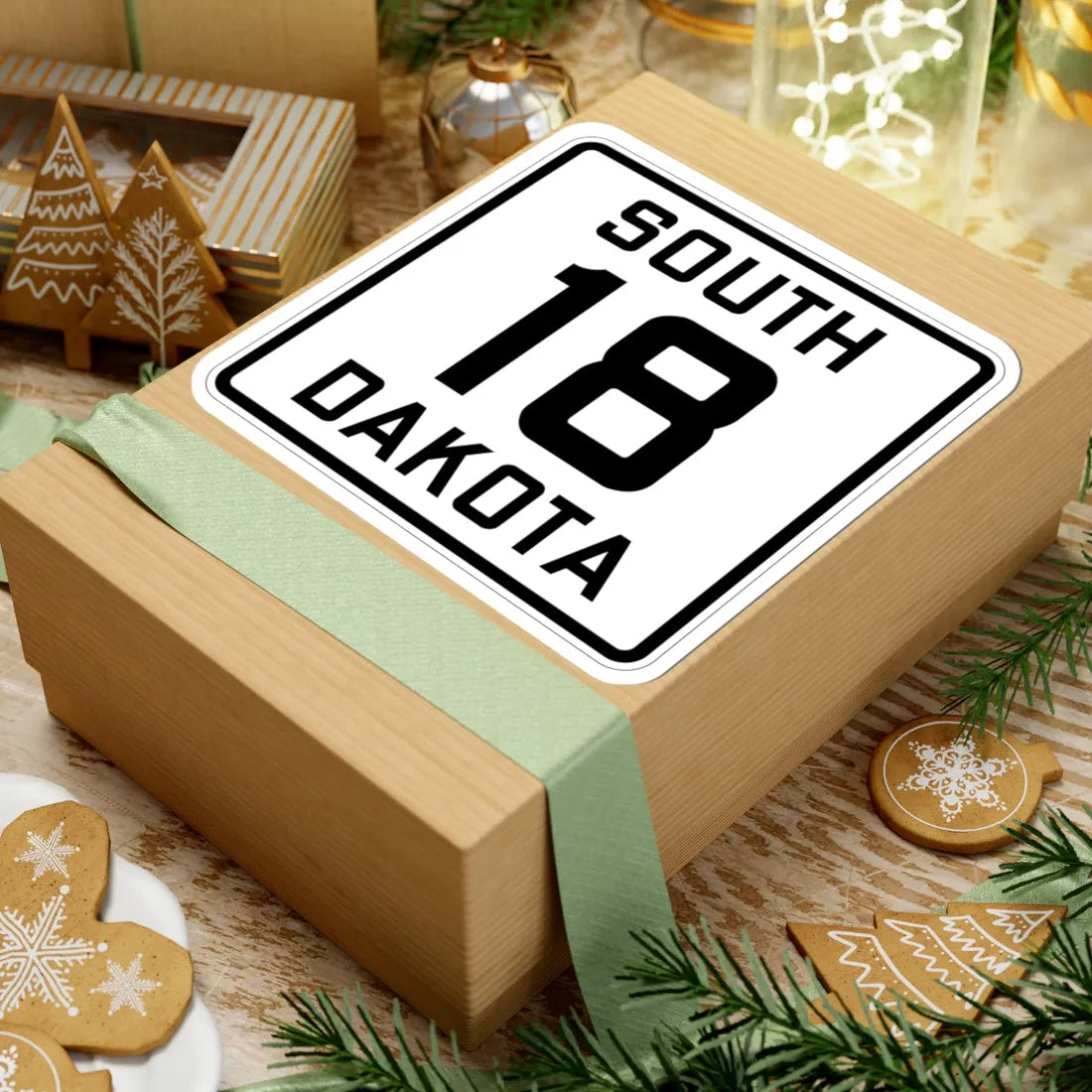 SD 18 1926 (South Dakota) (Road Sign) STICKER Vinyl Kiss-Cut Decal - The Sticker Space