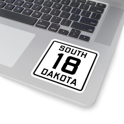 SD 18 1926 (South Dakota) (Road Sign) STICKER Vinyl Kiss-Cut Decal - The Sticker Space