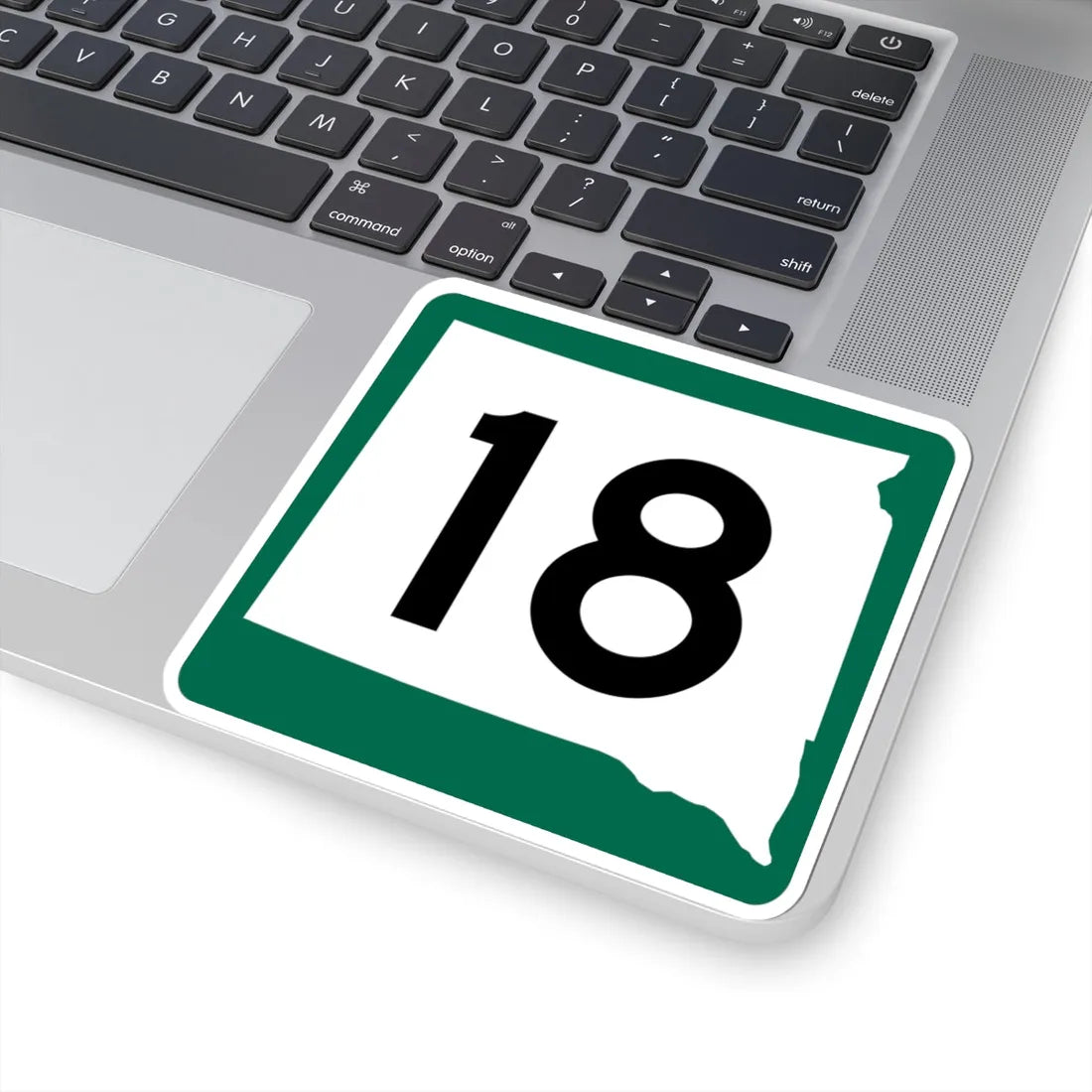 SD 18 (South Dakota) (Road Sign) STICKER Vinyl Kiss-Cut Decal - The Sticker Space