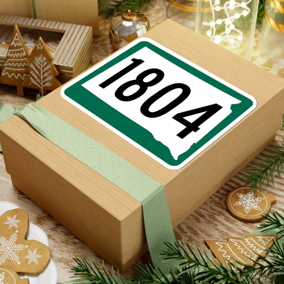 SD 1804 (South Dakota) (Road Sign) STICKER Vinyl Kiss-Cut Decal - The Sticker Space