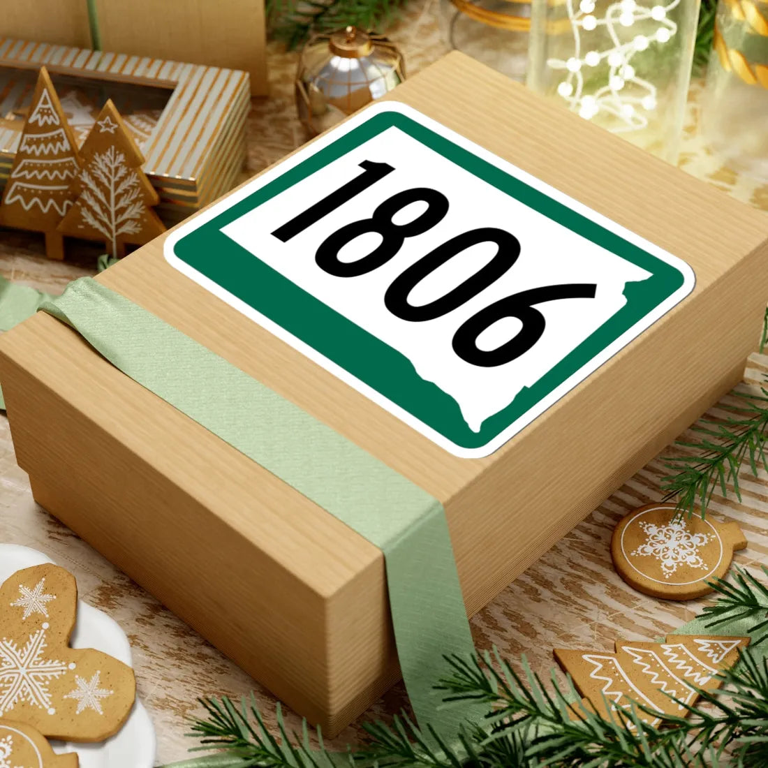 SD 1806 (South Dakota) (Road Sign) STICKER Vinyl Kiss-Cut Decal - The Sticker Space