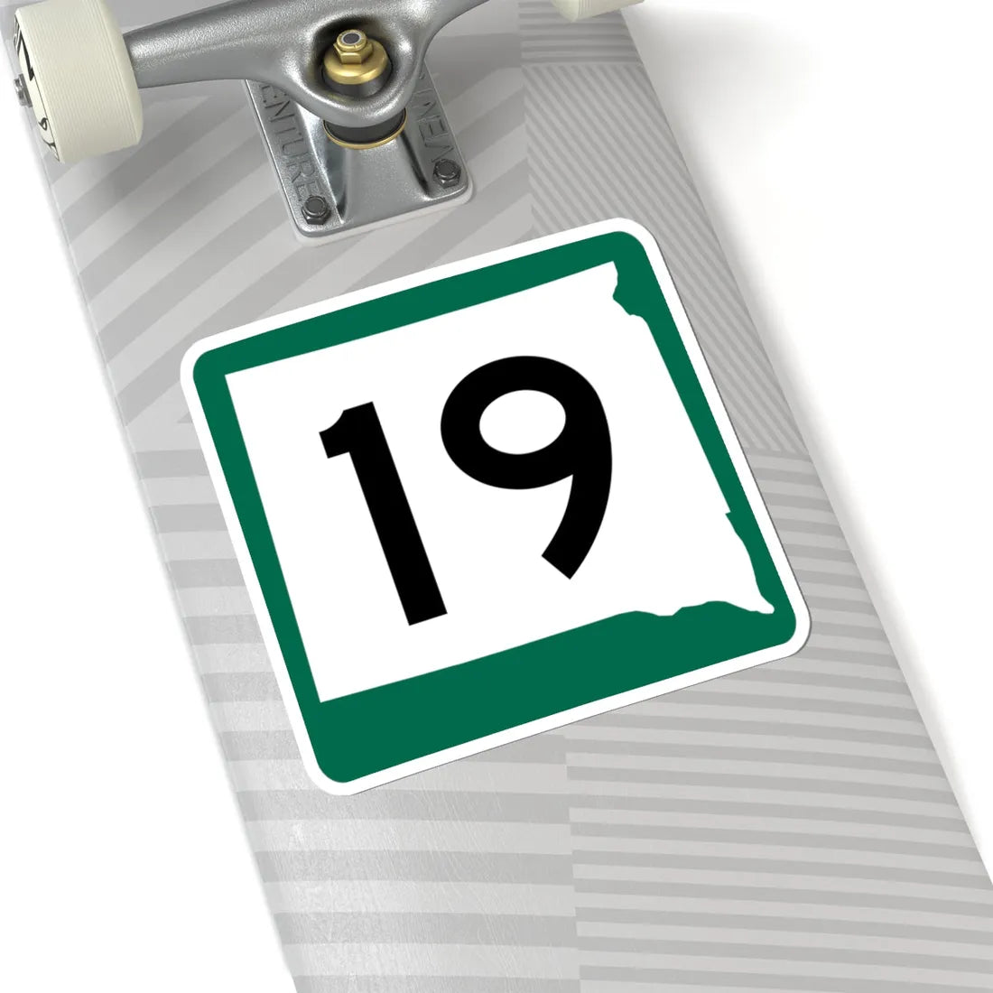 SD 19 (South Dakota) (Road Sign) STICKER Vinyl Kiss-Cut Decal - The Sticker Space