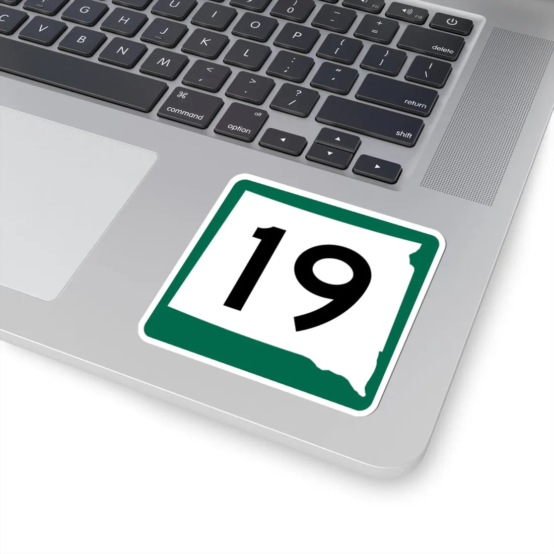 SD 19 (South Dakota) (Road Sign) STICKER Vinyl Kiss-Cut Decal - The Sticker Space