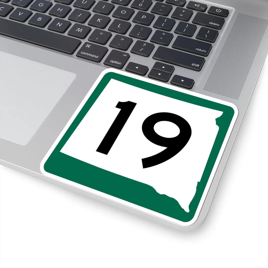 SD 19 (South Dakota) (Road Sign) STICKER Vinyl Kiss-Cut Decal - The Sticker Space