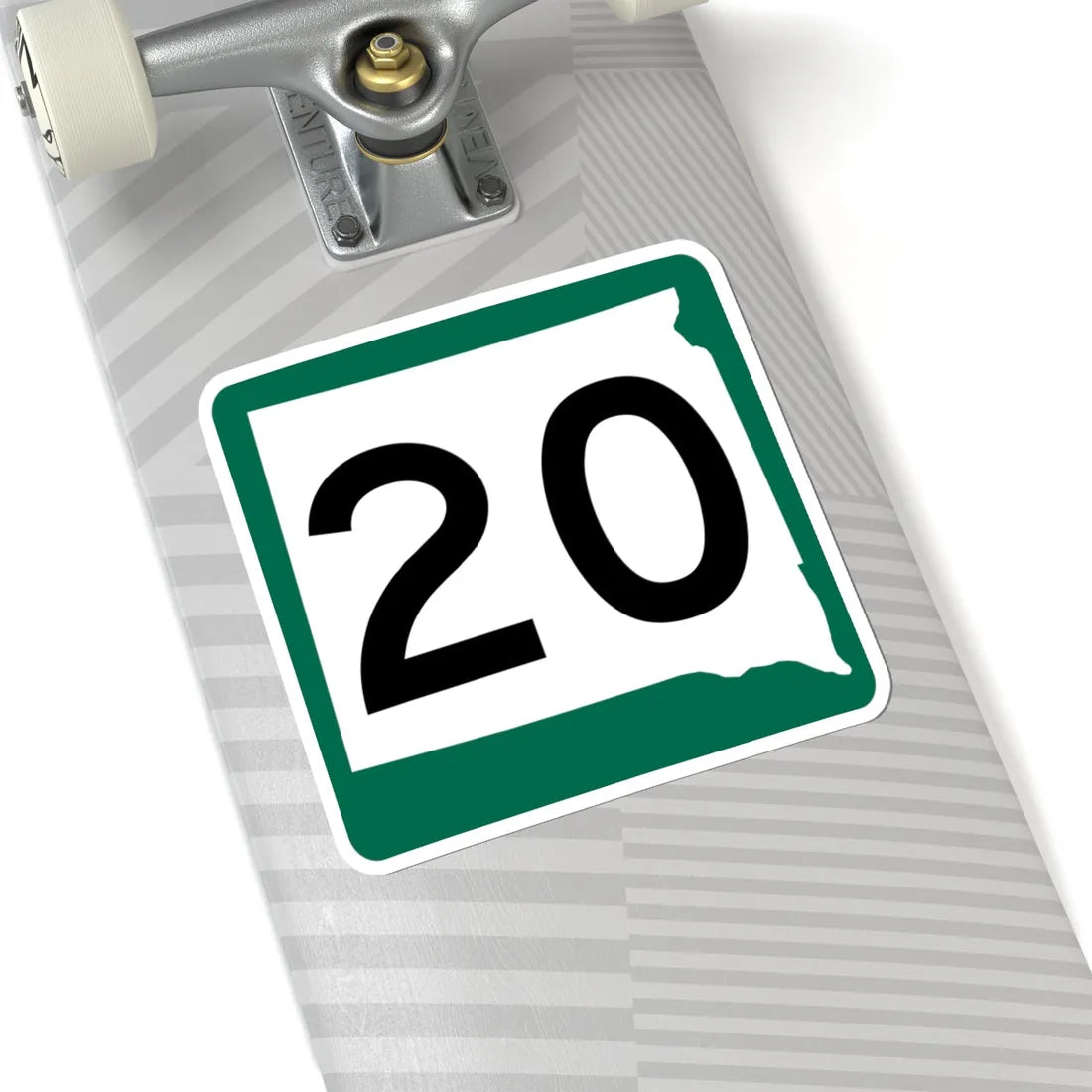 SD 20 (South Dakota) (Road Sign) STICKER Vinyl Kiss-Cut Decal - The Sticker Space