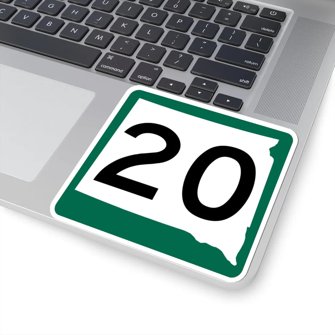 SD 20 (South Dakota) (Road Sign) STICKER Vinyl Kiss-Cut Decal - The Sticker Space
