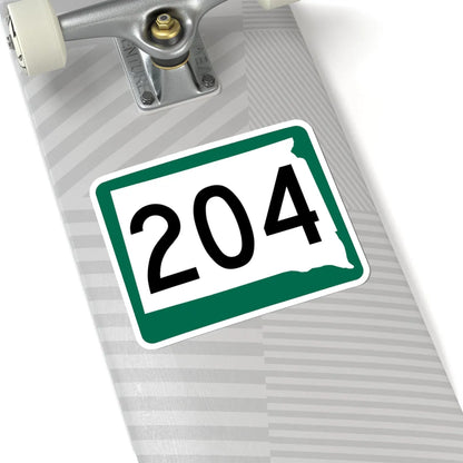 SD 204 (South Dakota) (Road Sign) STICKER Vinyl Kiss-Cut Decal - The Sticker Space