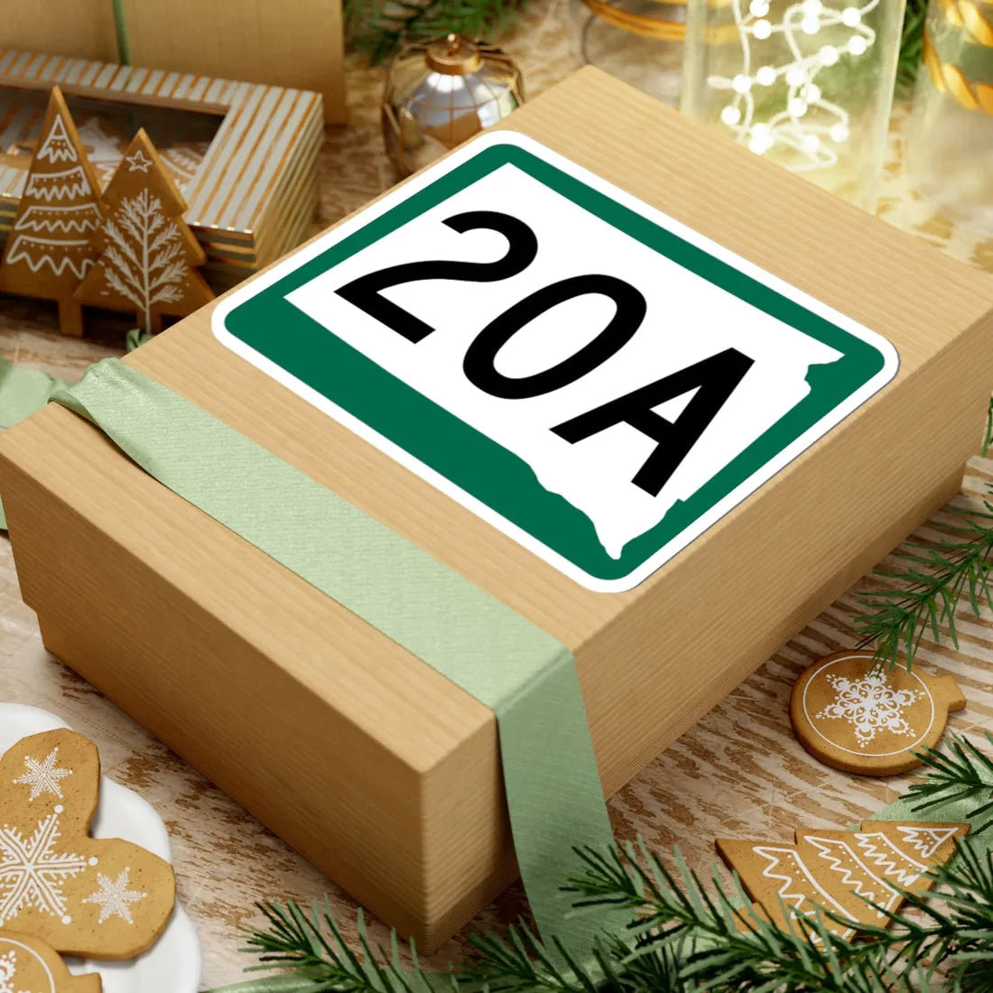 SD 20A (South Dakota) (Road Sign) STICKER Vinyl Kiss-Cut Decal - The Sticker Space