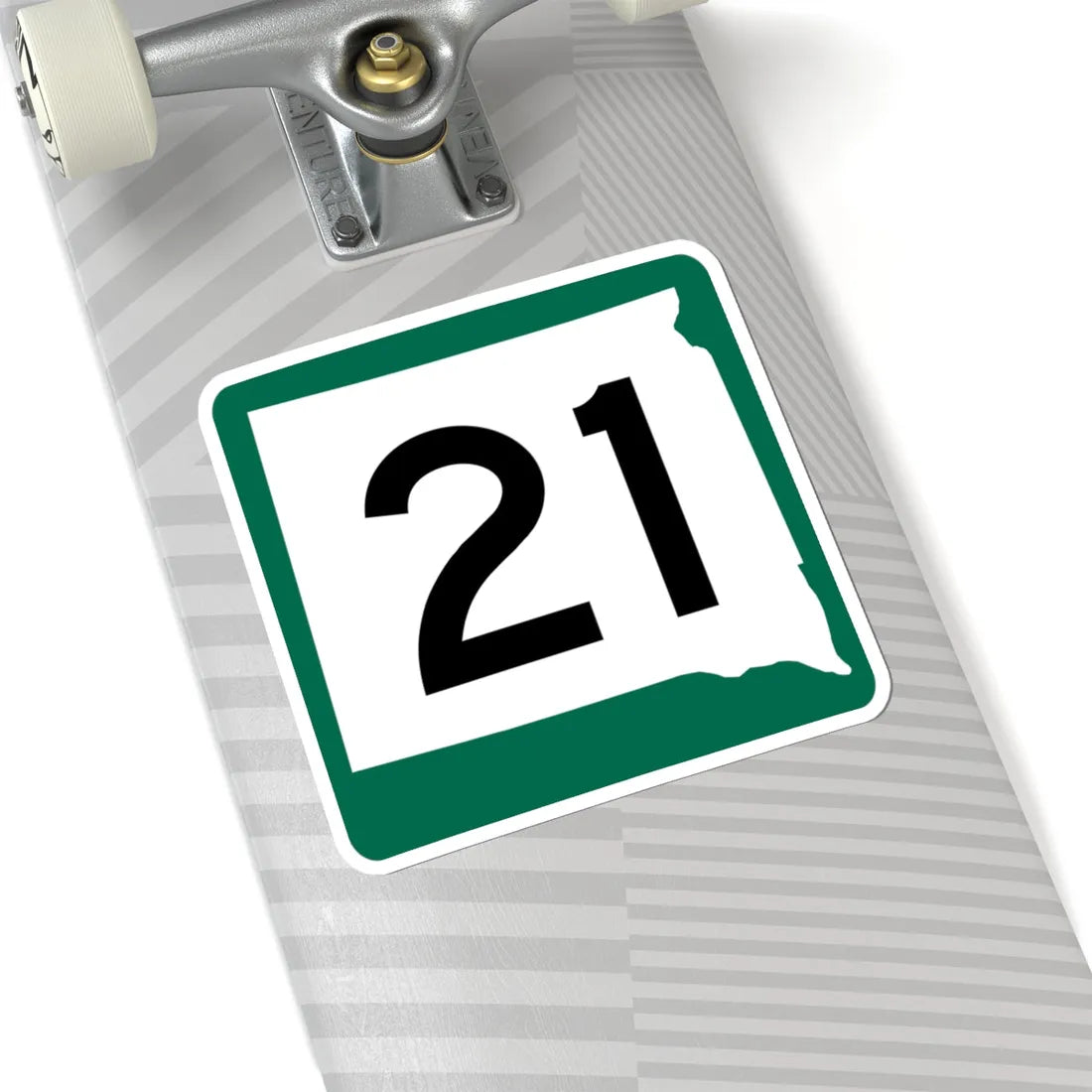 SD 21 (South Dakota) (Road Sign) STICKER Vinyl Kiss-Cut Decal - The Sticker Space