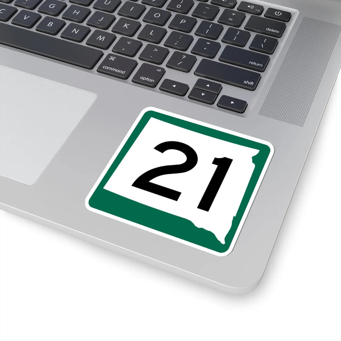 SD 21 (South Dakota) (Road Sign) STICKER Vinyl Kiss-Cut Decal - The Sticker Space