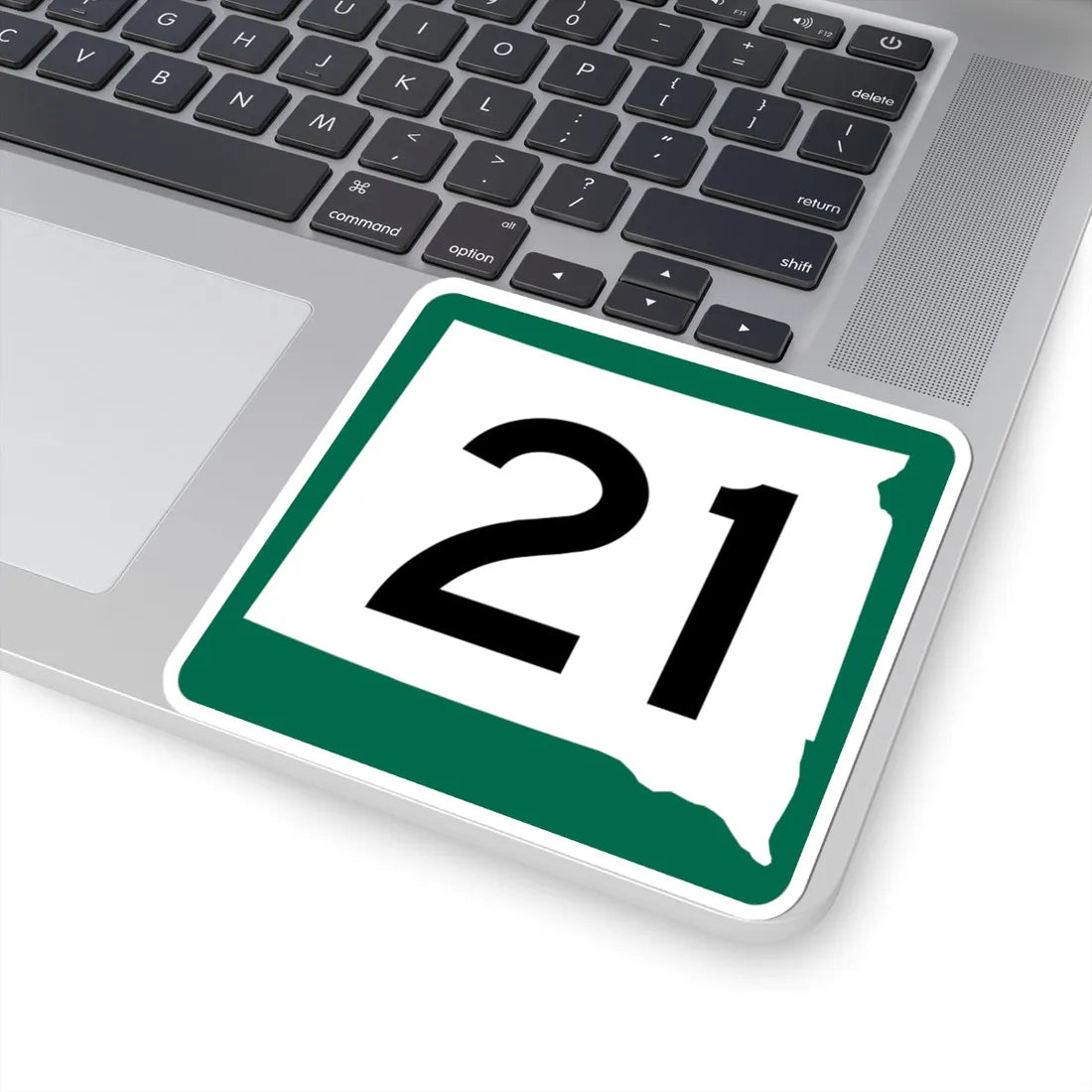 SD 21 (South Dakota) (Road Sign) STICKER Vinyl Kiss-Cut Decal - The Sticker Space