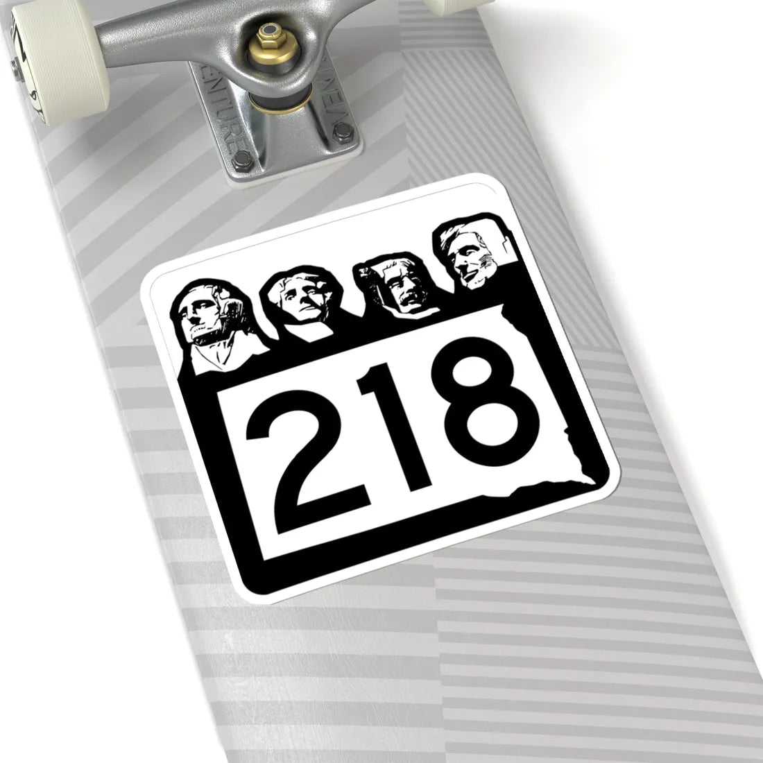 SD 218 1960 (South Dakota) (Road Sign) STICKER Vinyl Kiss-Cut Decal - The Sticker Space