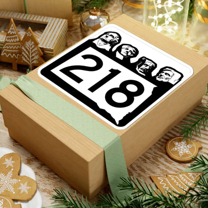 SD 218 1960 (South Dakota) (Road Sign) STICKER Vinyl Kiss-Cut Decal - The Sticker Space