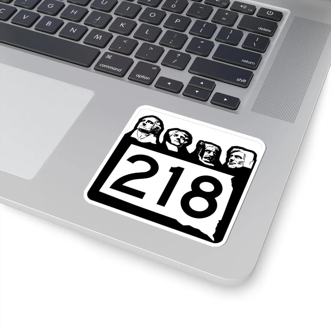 SD 218 1960 (South Dakota) (Road Sign) STICKER Vinyl Kiss-Cut Decal - The Sticker Space