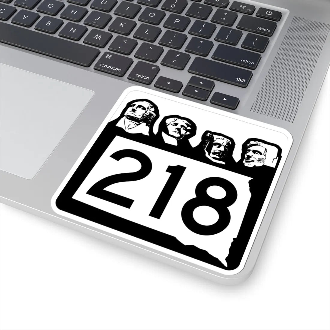 SD 218 1960 (South Dakota) (Road Sign) STICKER Vinyl Kiss-Cut Decal - The Sticker Space