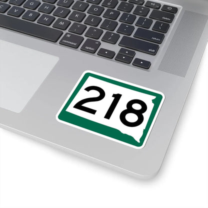 SD 218 (South Dakota) (Road Sign) STICKER Vinyl Kiss-Cut Decal - The Sticker Space