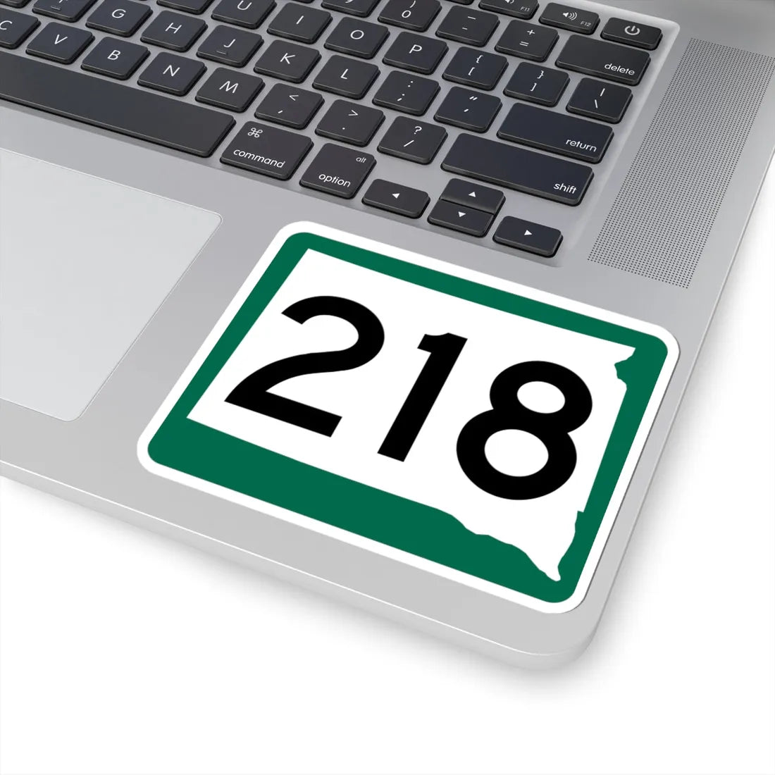 SD 218 (South Dakota) (Road Sign) STICKER Vinyl Kiss-Cut Decal - The Sticker Space