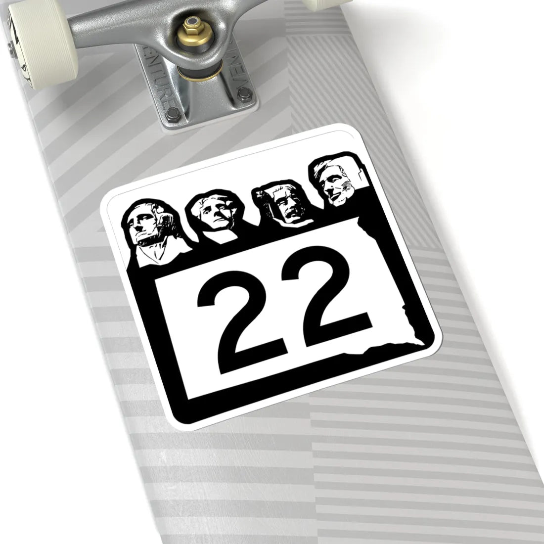 SD 22 1960 (South Dakota) (Road Sign) STICKER Vinyl Kiss-Cut Decal - The Sticker Space