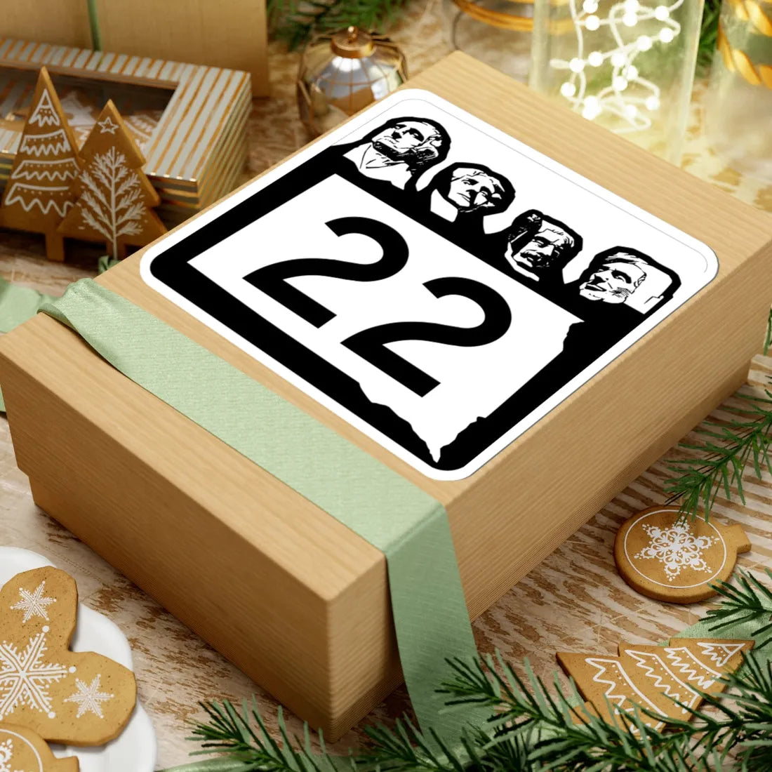 SD 22 1960 (South Dakota) (Road Sign) STICKER Vinyl Kiss-Cut Decal - The Sticker Space