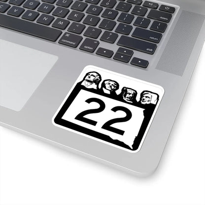 SD 22 1960 (South Dakota) (Road Sign) STICKER Vinyl Kiss-Cut Decal - The Sticker Space