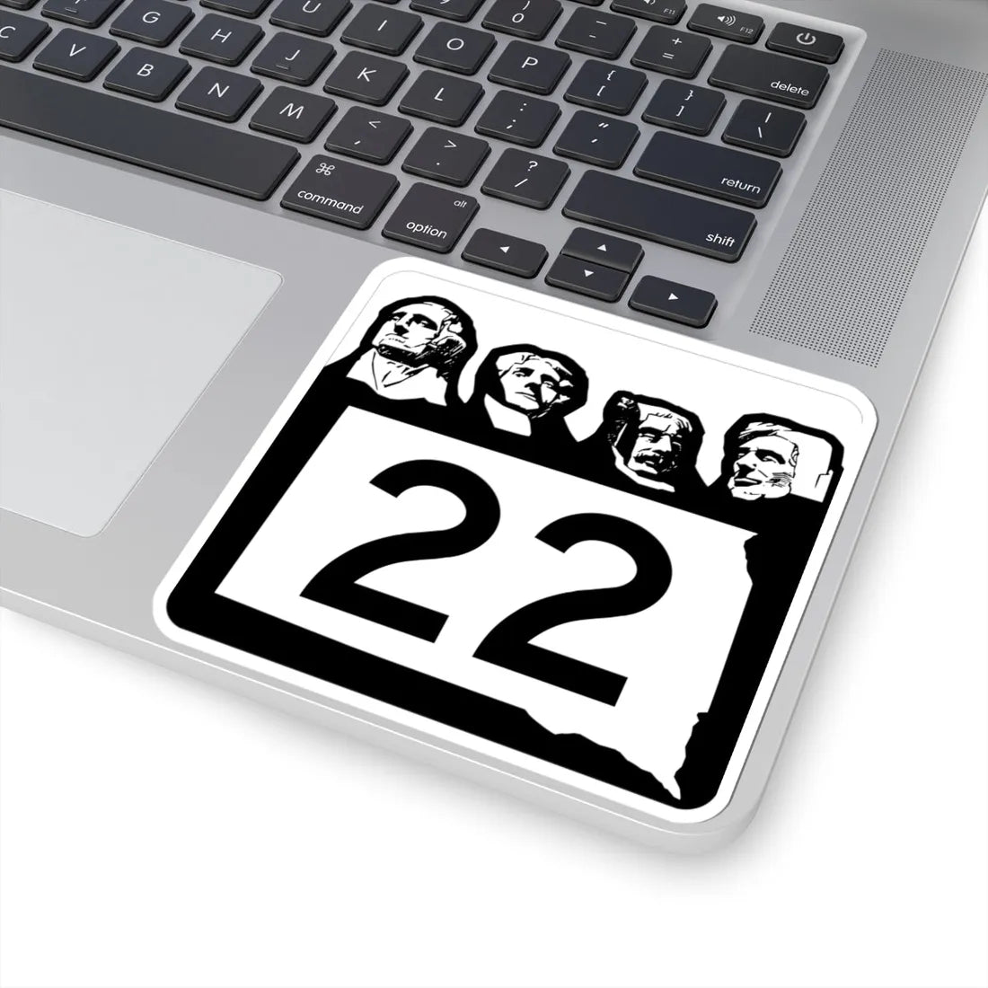 SD 22 1960 (South Dakota) (Road Sign) STICKER Vinyl Kiss-Cut Decal - The Sticker Space