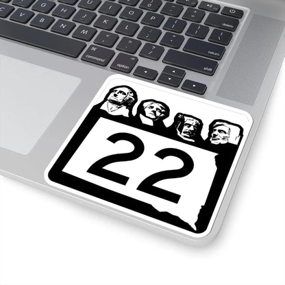 SD 22 1960 (South Dakota) (Road Sign) STICKER Vinyl Kiss-Cut Decal - The Sticker Space