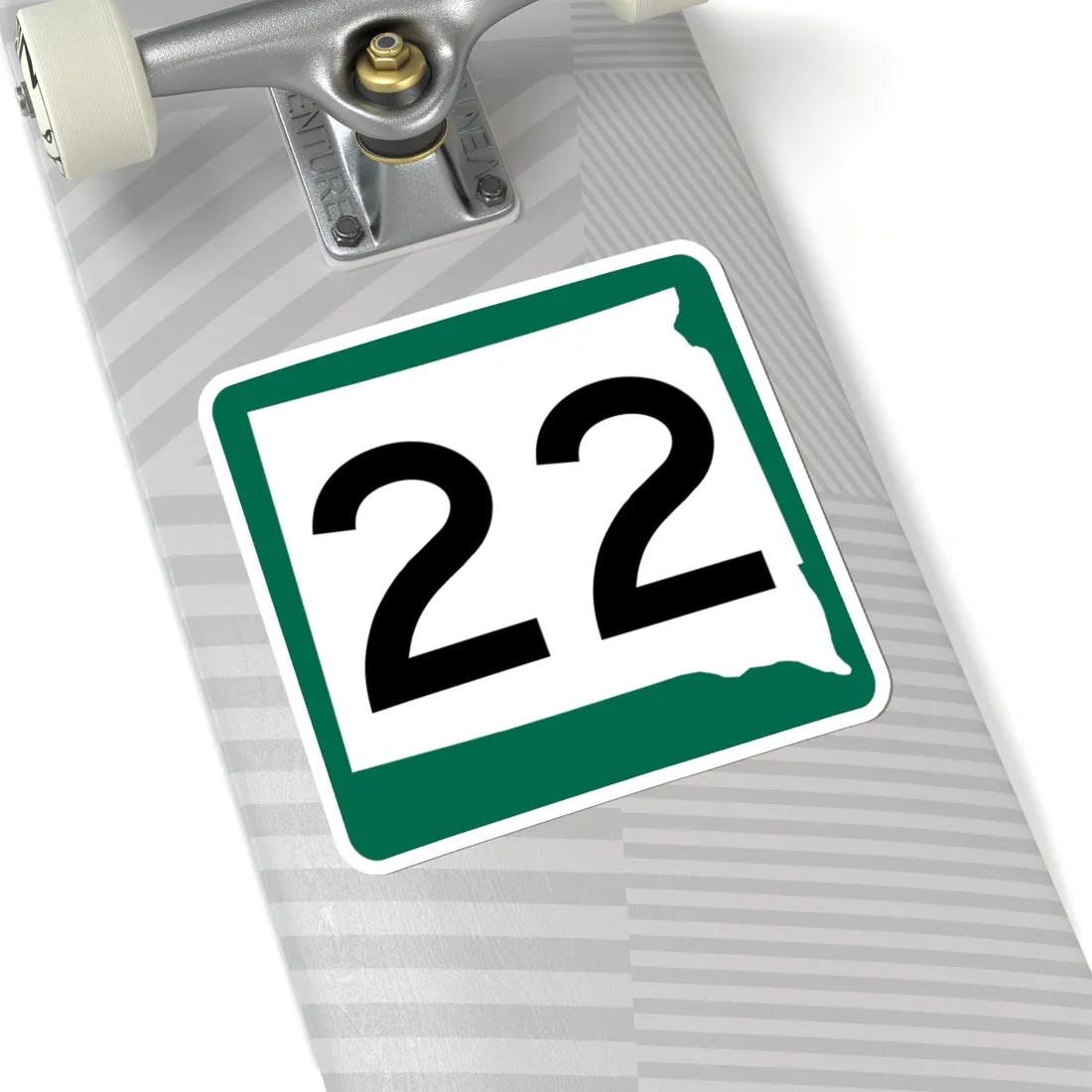 SD 22 (South Dakota) (Road Sign) STICKER Vinyl Kiss-Cut Decal - The Sticker Space